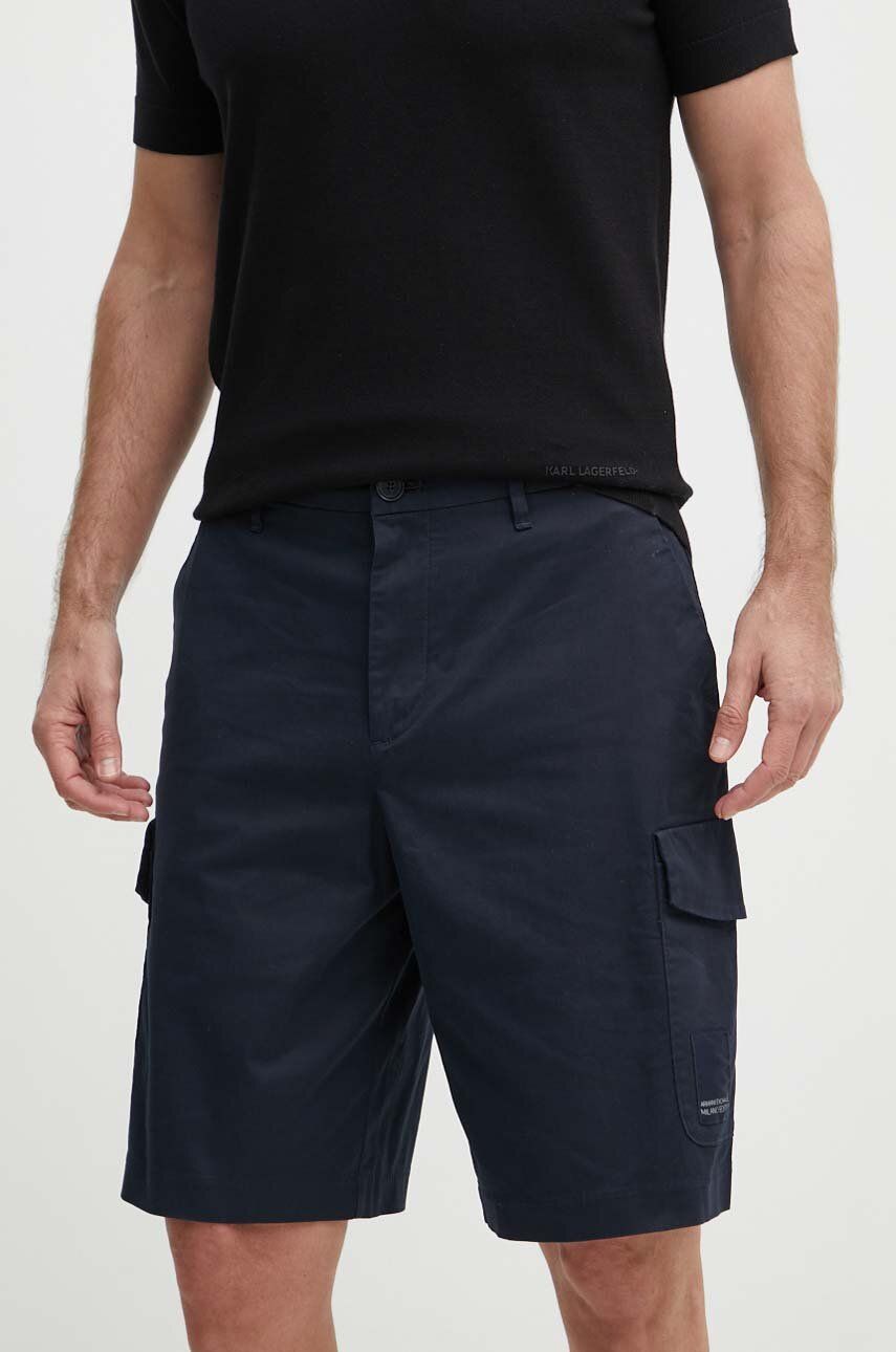 Armani Exchange pantaloni scurti barbati, culoarea albastru marin, 3DZS07 ZN3TZ Armani Exchange pantaloni scurti barbati, culoarea albastru marin, 3DZS07 ZN3TZ