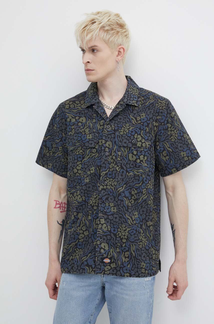 Dickies camasa din bumbac SALTVILLE SHIRT SS barbati, regular, DK0A4YS3 Dickies camasa din bumbac SALTVILLE SHIRT SS barbati, regular, DK0A4YS3