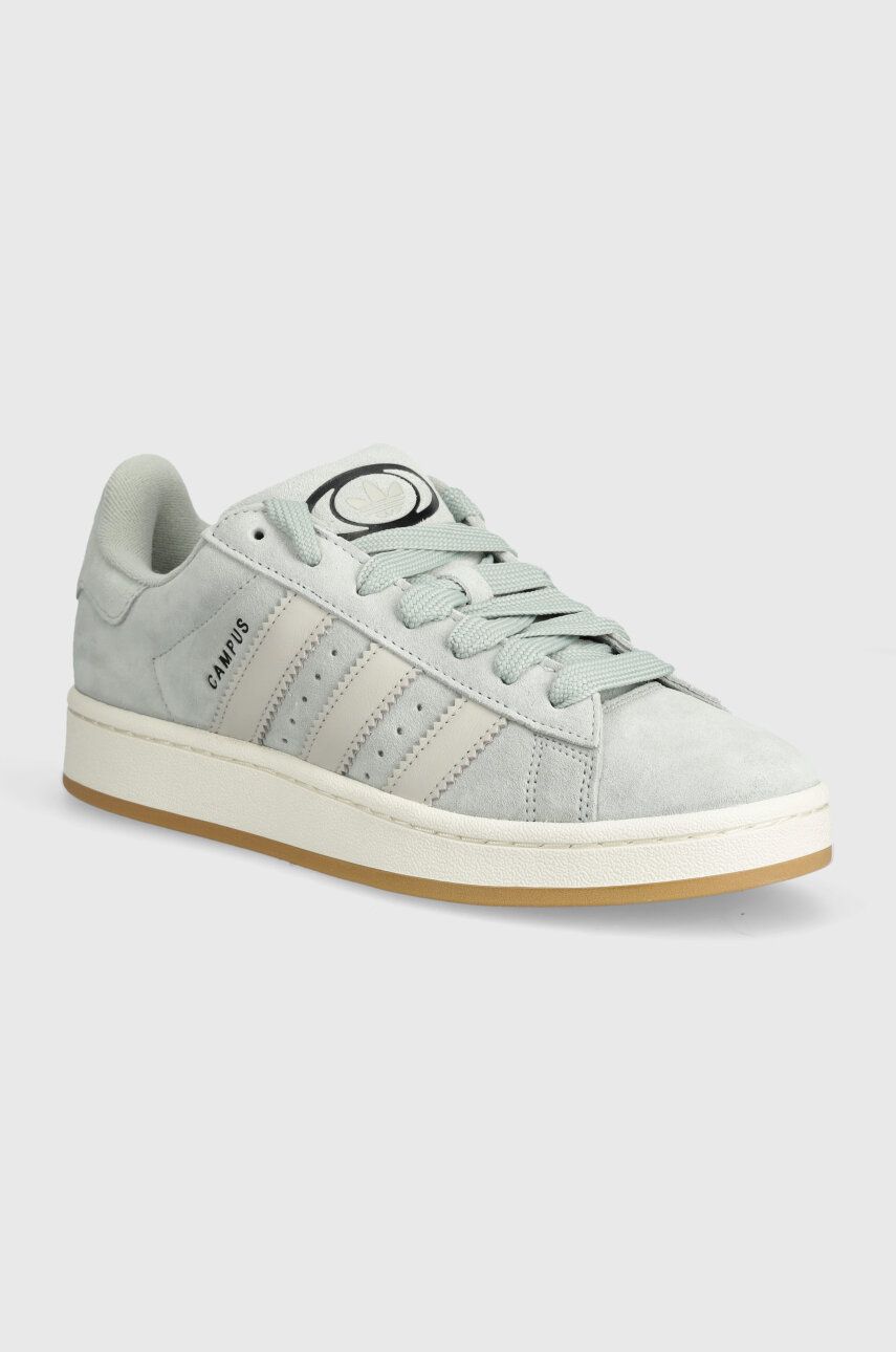 adidas Originals adidași din nubuc Campus 00s culoarea argintiu, ID8269 adidas Originals adidași din nubuc Campus 00s culoarea argintiu, ID8269