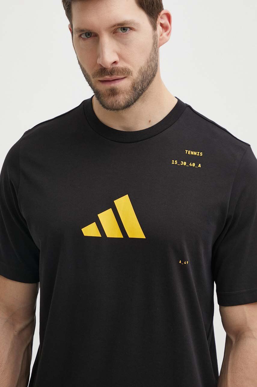 adidas Performance tricou de antrenament culoarea negru, cu imprimeu, IS2409 adidas Performance tricou de antrenament culoarea negru, cu imprimeu, IS2409