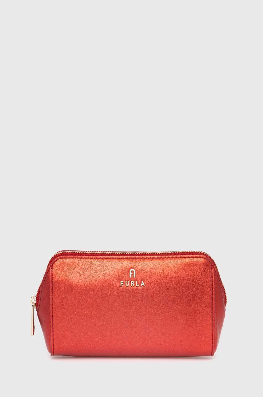 Furla punga cosmetice culoarea rosu, WE00449 BX2658 2673S Furla punga cosmetice culoarea rosu, WE00449 BX2658 2673S