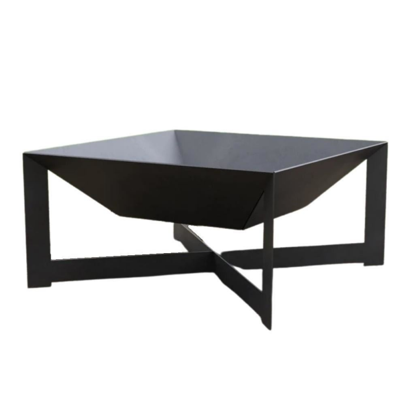 Incalzitor pentru terasa/gradina, Square Fire Pit KRO-1077, Otel, Negru, 600x600x300 mm, grosime 3 mm Incalzitor pentru terasa/gradina, Square Fire Pit KRO-1077, Otel, Negru, 600x600x300 mm, grosime 3 mm