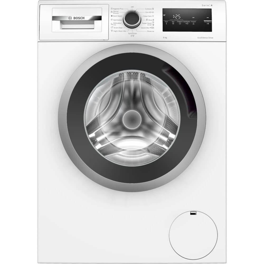 Masina de spalat rufe Bosch WAN28163BY, 1400 RPM, 8 kg, Program rufe delicate, SpeedPerfect, Super Quick 30, Alb, Clasa C Masina de spalat rufe Bosch WAN28163BY, 1400 RPM, 8 kg, Program rufe delicate, SpeedPerfect, Super Quick 30, Alb, Clasa C