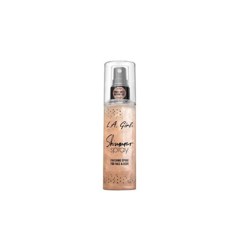 Spray iluminator de corp, L.A Girl, Shimmer Face Body, Rose Gold, 80 ml Spray iluminator de corp, L.A Girl, Shimmer Face Body, Rose Gold, 80 ml