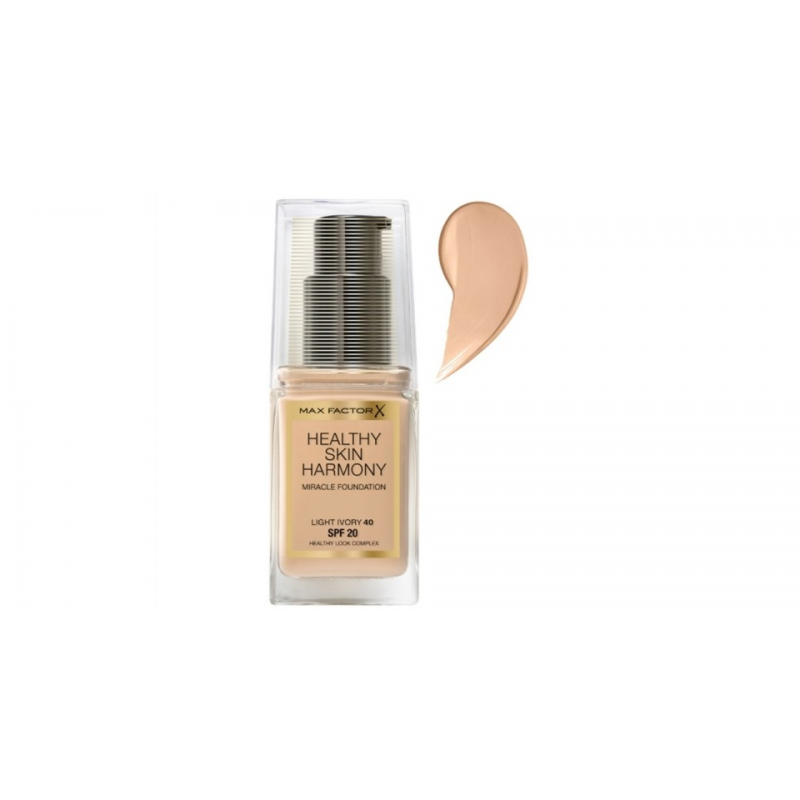 Fond de ten Max Factor Healthy Skin Harmony Nuanta 40 Light Ivory Fond de ten Max Factor Healthy Skin Harmony Nuanta 40 Light Ivory