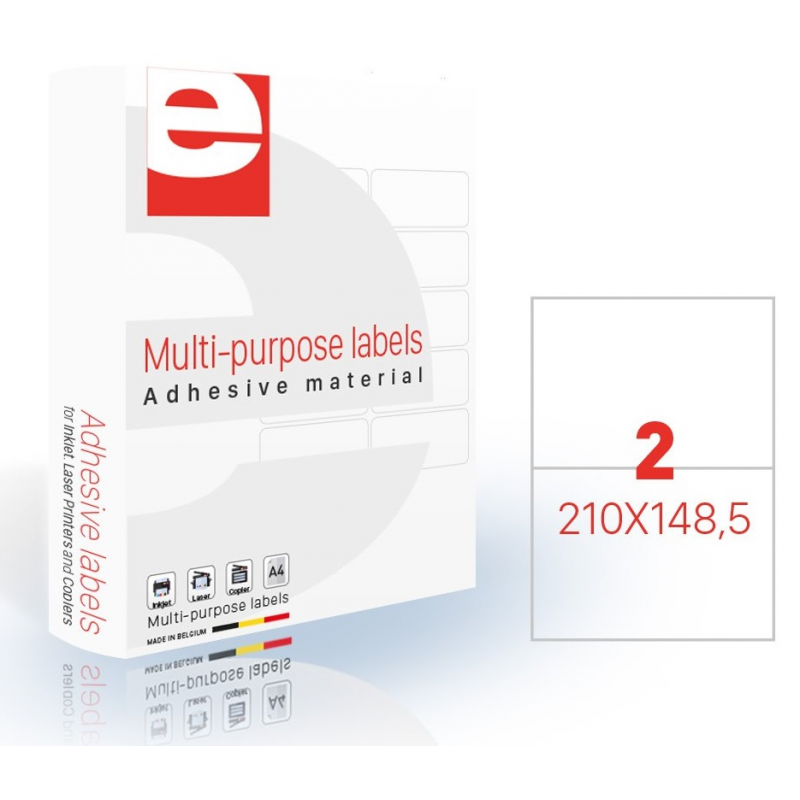 Etichete Autoadezive 2/a4, 210 X 148,5 Mm, 200 Coli/top, Etilaser - Albe Etichete Autoadezive 2/a4, 210 X 148,5 Mm, 200 Coli/top, Etilaser - Albe