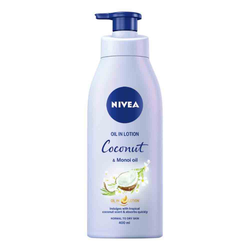 Lotiune de Corp Nivea Coconut & Monoi Oil pentru Piele Normala si Uscata, 400 ml Lotiune de Corp Nivea Coconut & Monoi Oil pentru Piele Normala si Uscata, 400 ml