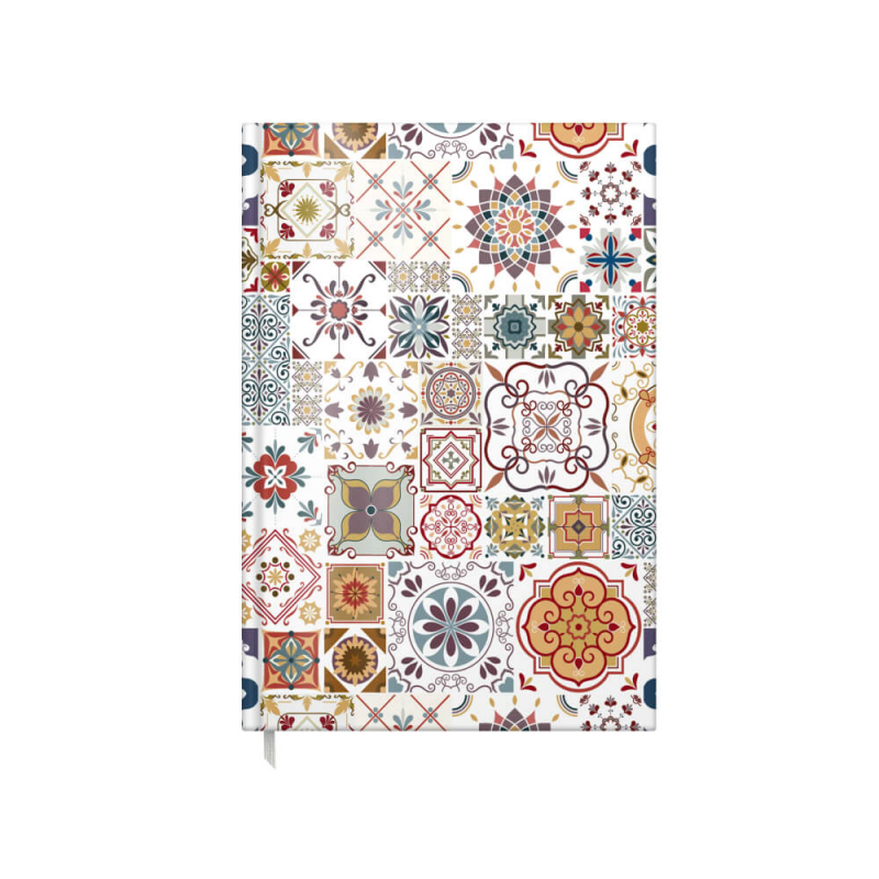 Agenda A5 Nedatata Artpress, Mandala Tiles, 100 File, Coperta Buretata Lucioasa, Multicolor, 80 g/m² Agenda A5 Nedatata Artpress, Mandala Tiles, 100 File, Coperta Buretata Lucioasa, Multicolor, 80 g/m²