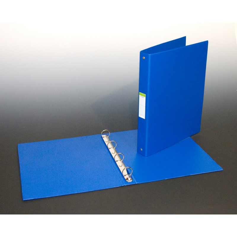 Caiet Mecanic 4 Inele - D25mm, Coperti Carton Plastifiat Pvc, A4, Aurora - Albastru Caiet Mecanic 4 Inele - D25mm, Coperti Carton Plastifiat Pvc, A4, Aurora - Albastru