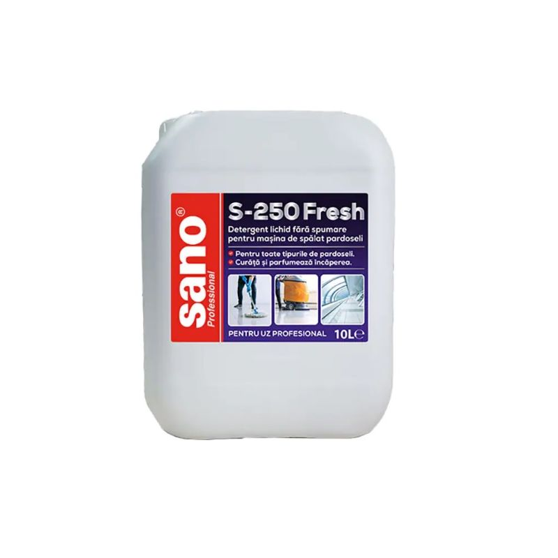 Solutie de curatare pardoseli SANO Professional S-250 Fresh, 10 l Solutie de curatare pardoseli SANO Professional S-250 Fresh, 10 l