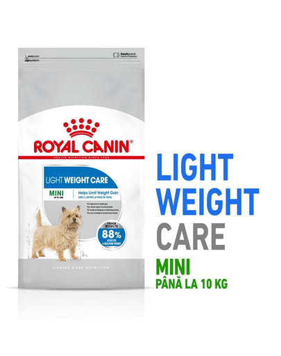 Royal Canin Mini Light Weight Care Adult hrana uscata pentru caini adulti de talie mica, pentru limitarea cresterii in greutate 8 kg Royal Canin Mini Light Weight Care Adult hrana uscata pentru caini adulti de talie mica, pentru limitarea cresterii in greutate 8 kg