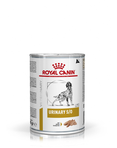 ROYAL CANIN Dog Urinary S/O 410 g hrana umeda dietetica pentru caini adulti cu afectiuni ale tractului urinar inferior ROYAL CANIN Dog Urinary S/O 410 g hrana umeda dietetica pentru caini adulti cu afectiuni ale tractului urinar inferior