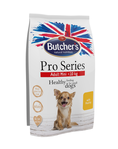BUTCHER'SDog ProSeries Adult Hrană uscată cu pui pentru talie mică 800 g BUTCHER'SDog ProSeries Adult Hrană uscată cu pui pentru talie mică 800 g