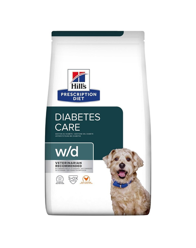 HILL'S Prescription Diet w/d Canine 4 kg hrana uscata pentru caini inactivi sau sterilizati HILL'S Prescription Diet w/d Canine 4 kg hrana uscata pentru caini inactivi sau sterilizati
