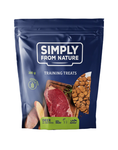 SIMPLY FROM NATURE Training Treats with cu carne de căprioară 300 g SIMPLY FROM NATURE Training Treats with cu carne de căprioară 300 g