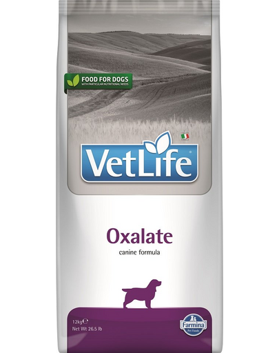 FARMINA Vet Life Dog Oxalate (Urinary) 12 kg Sac hrana uscata caini, impotrica calculilor de oxalat FARMINA Vet Life Dog Oxalate (Urinary) 12 kg Sac hrana uscata caini, impotrica calculilor de oxalat