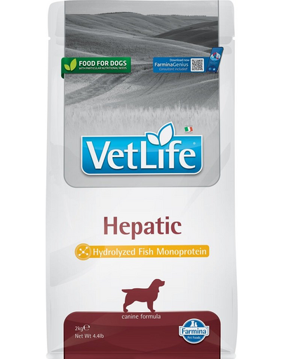 FARMINA Vet Life Dog Hepatic Hrana uscapa pentru caini cu afectiuni hepatice 2 kg FARMINA Vet Life Dog Hepatic Hrana uscapa pentru caini cu afectiuni hepatice 2 kg