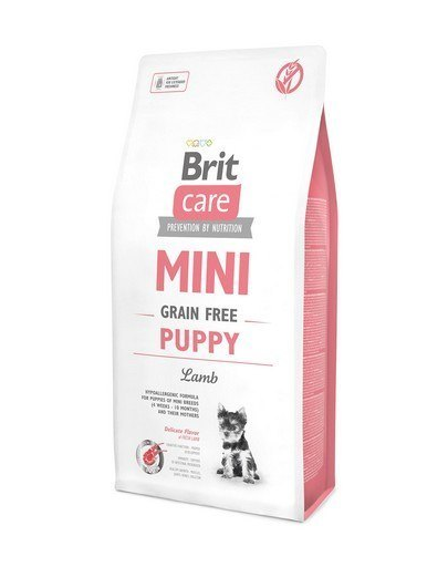 BRIT Care Mini Grain Free Mini Puppy Lamb hrana uscata caini juniori talie mica, cu miel 7 kg BRIT Care Mini Grain Free Mini Puppy Lamb hrana uscata caini juniori talie mica, cu miel 7 kg