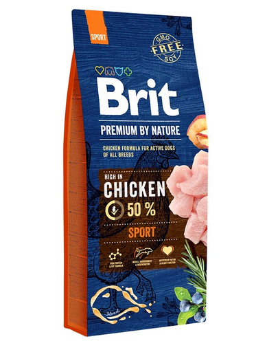 BRIT Premium By Nature Sport hrana uscata pentru caini cu aport ridicat de energie 15 kg BRIT Premium By Nature Sport hrana uscata pentru caini cu aport ridicat de energie 15 kg