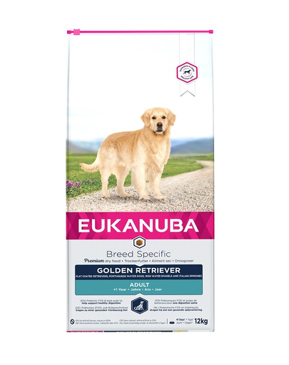 EUKANUBA Adult Breeds Specific Golden Retriever Chicken Hrana uscata caini adulti 12 kg EUKANUBA Adult Breeds Specific Golden Retriever Chicken Hrana uscata caini adulti 12 kg