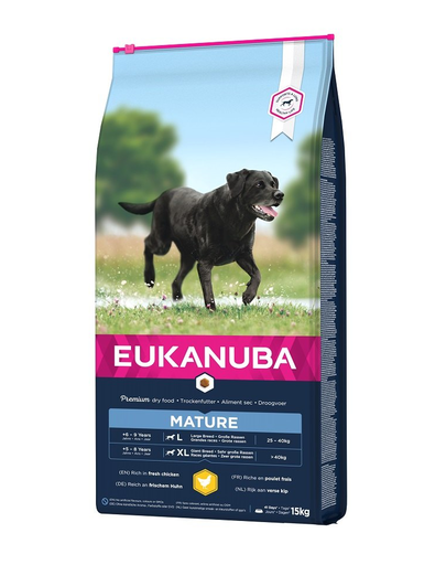 EUKANUBA Thriving Mature Large Breed Hrana uscata caini maturi, bogat in pui 15 kg EUKANUBA Thriving Mature Large Breed Hrana uscata caini maturi, bogat in pui 15 kg