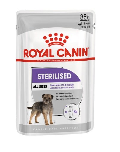 Royal Canin Sterilised Adult hrana umeda caine sterilizat, 12 x 85 g Royal Canin Sterilised Adult hrana umeda caine sterilizat, 12 x 85 g