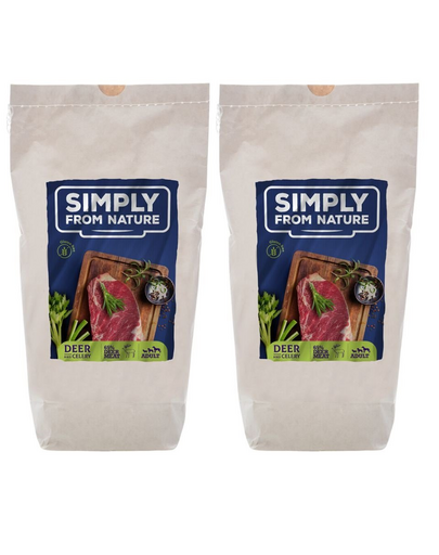 SIMPLY FROM NATURE Hrana uscata pentru caini, coapta la cuptor, cu caprioara 1,2 kg x 2 SIMPLY FROM NATURE Hrana uscata pentru caini, coapta la cuptor, cu caprioara 1,2 kg x 2