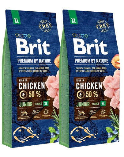BRIT Premium By Nature Junior Extra Large Hrana uscata pentru catei si juniori de talie foarte mare XL BRIT Premium By Nature Junior Extra Large Hrana uscata pentru catei si juniori de talie foarte mare XL