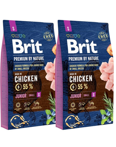 BRIT Premium By Nature Junior Small Hrana uscata pentru cainii junior si femele gestante 16 kg (2 x 8 kg) BRIT Premium By Nature Junior Small Hrana uscata pentru cainii junior si femele gestante 16 kg (2 x 8 kg)