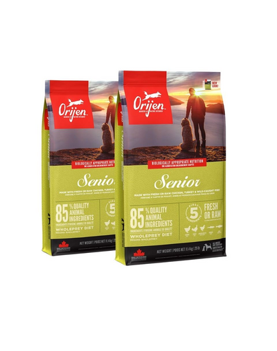 ORIJEN Senior Dog hrana uscata caini seniori 22,8 kg (2 x 11,4 kg) ORIJEN Senior Dog hrana uscata caini seniori 22,8 kg (2 x 11,4 kg)