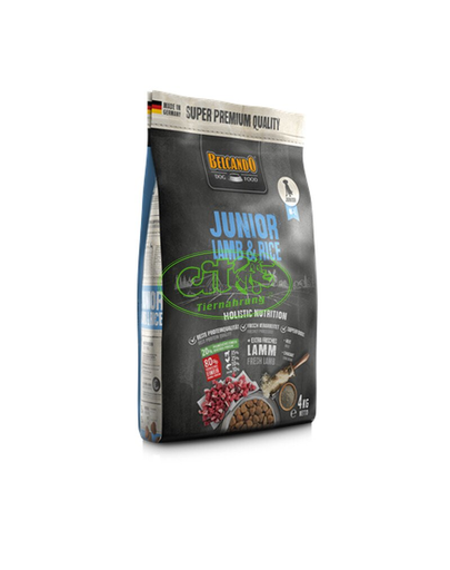 BELCANDO Junior hrana uscata cu miel si orez, pentru cainii cu varsta 4 luni+, talie M-L, 4 kg BELCANDO Junior hrana uscata cu miel si orez, pentru cainii cu varsta 4 luni+, talie M-L, 4 kg