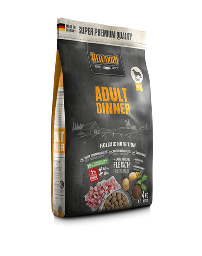 BELCANDO Adult Dinner hrana uscata pentru caini cu activitate normala, talie M-XL, 4 kg BELCANDO Adult Dinner hrana uscata pentru caini cu activitate normala, talie M-XL, 4 kg