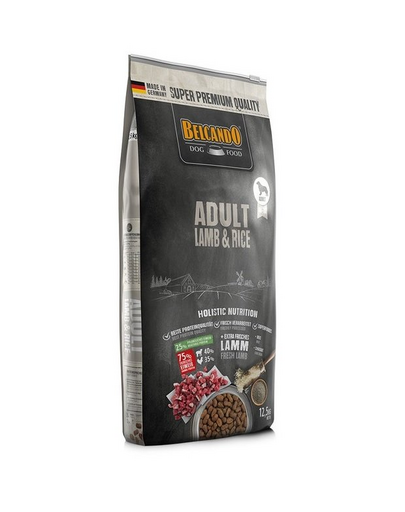 BELCANDO Adult hrana uscata pentru cainii adulti sensibili, cu miel si orez, talie M-XL, 12.5 kg BELCANDO Adult hrana uscata pentru cainii adulti sensibili, cu miel si orez, talie M-XL, 12.5 kg