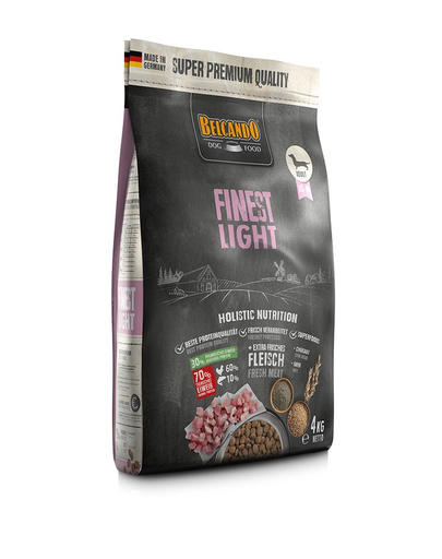 BELCANDO Finest Light hrana uscata pentru caini adulti supraponderali, talie XS-M, 4 kg BELCANDO Finest Light hrana uscata pentru caini adulti supraponderali, talie XS-M, 4 kg