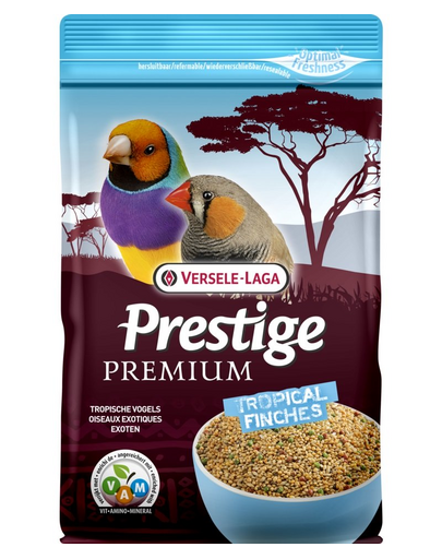 VERSELE-LAGA Tropical Finches Premium hrană pentru păsări exotice 800g VERSELE-LAGA Tropical Finches Premium hrană pentru păsări exotice 800g