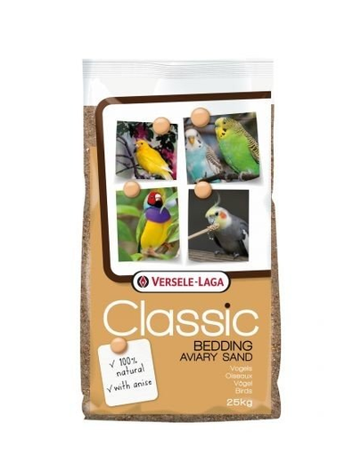 VERSELE-LAGA Aviary Classic Bedding Sand - Nisip pentru păsări 25 kg VERSELE-LAGA Aviary Classic Bedding Sand - Nisip pentru păsări 25 kg