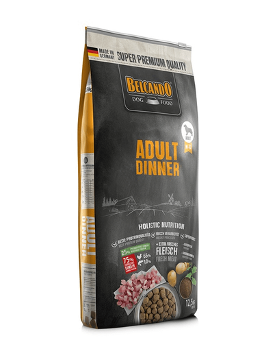BELCANDO Adult Dinner hrana uscata caini cu activitate normala 12,5 kg BELCANDO Adult Dinner hrana uscata caini cu activitate normala 12,5 kg