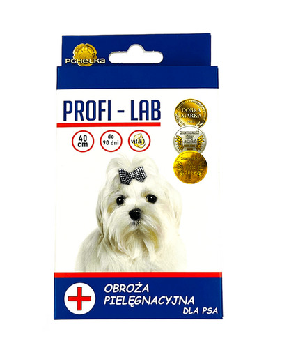 PCHEŁKA Profi-Lab Zgarda caini rasa Malteza impotriva puricilor si capuselor 40cm PCHEŁKA Profi-Lab Zgarda caini rasa Malteza impotriva puricilor si capuselor 40cm