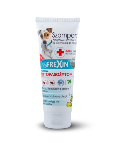 FREXIN S.O.S. CONTROL sampon pentru cainii cu piele sensibila, 220 g FREXIN S.O.S. CONTROL sampon pentru cainii cu piele sensibila, 220 g