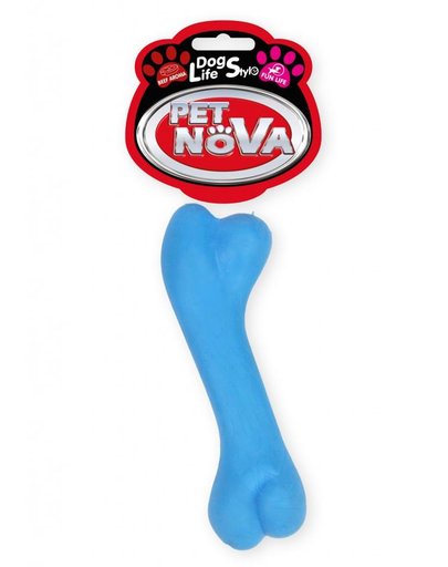 PET NOVA DOG LIFE STYLE Jucarie os pentru caini, albastru, aroma de menta 12cm PET NOVA DOG LIFE STYLE Jucarie os pentru caini, albastru, aroma de menta 12cm