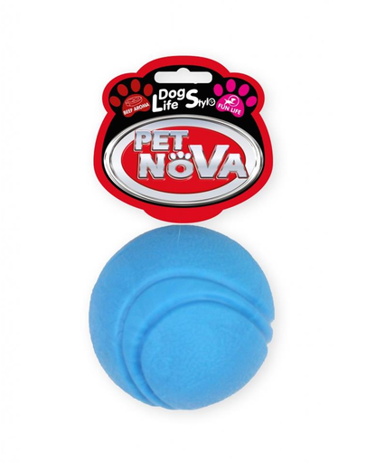 PET NOVA DOG LIFE STYLE Minge de tenis pentru caini, rosie, aroma de vita, 5 cm PET NOVA DOG LIFE STYLE Minge de tenis pentru caini, rosie, aroma de vita, 5 cm