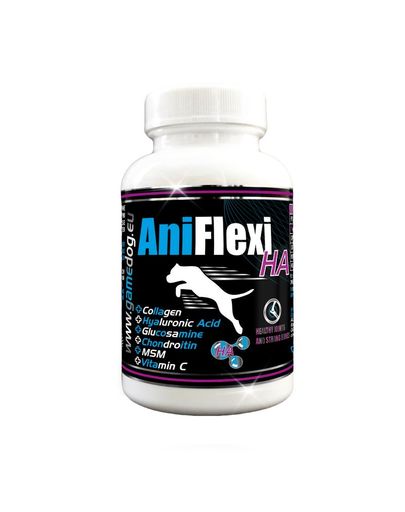 GAME DOG AniFlexi HA Supliment alimentar caini pentru sustinerea sistemului locomotor 80 tab. GAME DOG AniFlexi HA Supliment alimentar caini pentru sustinerea sistemului locomotor 80 tab.