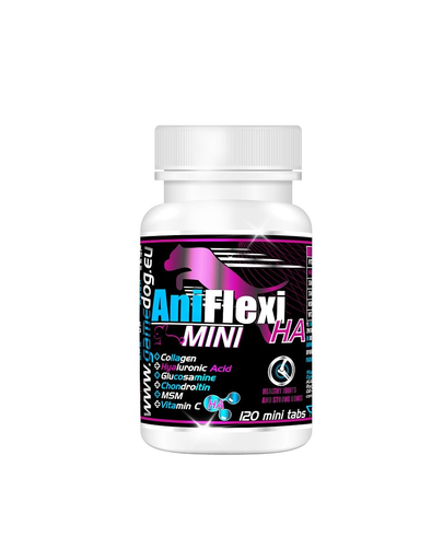 GAME DOG AniFlexi HA Mini Supliment alimentar caini talie mica pentru sustinerea sistemului locomotor 120 tab. GAME DOG AniFlexi HA Mini Supliment alimentar caini talie mica pentru sustinerea sistemului locomotor 120 tab.