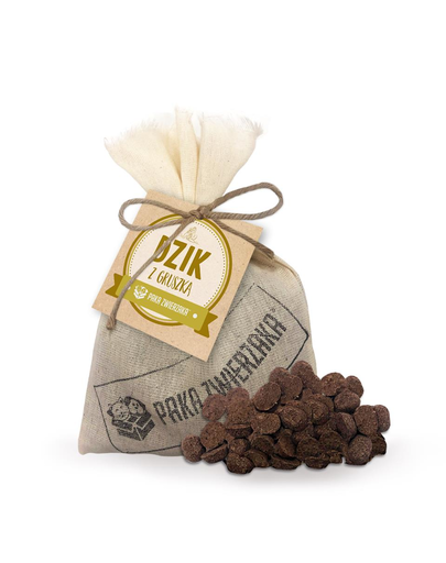 PAKA ZWIERZAKA Biscuti recompense pentru caini, cu mistret si para 200 g PAKA ZWIERZAKA Biscuti recompense pentru caini, cu mistret si para 200 g