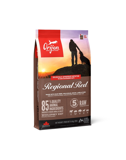 ORIJEN Regional Red hrana uscata pentru caini de toate rasele, varstele 11.4 kg ORIJEN Regional Red hrana uscata pentru caini de toate rasele, varstele 11.4 kg
