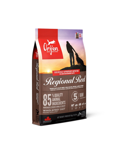 ORIJEN Regional Red hrana uscata pentru caini de toate rasele, varstele 6 kg ORIJEN Regional Red hrana uscata pentru caini de toate rasele, varstele 6 kg