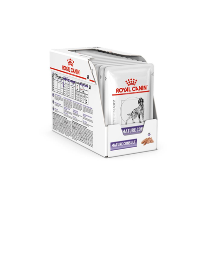 ROYAL CANIN VHN Dog Mature Consult Loaf hrana umeda pentru caini batrani de peste 8 ani 12x85g ROYAL CANIN VHN Dog Mature Consult Loaf hrana umeda pentru caini batrani de peste 8 ani 12x85g