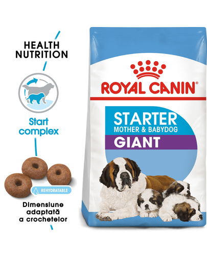 Royal Canin Giant Starter Mother & Babydog gestatie/ lactatie pui hrana uscata caine 30 kg (2 x 15 kg) Royal Canin Giant Starter Mother & Babydog gestatie/ lactatie pui hrana uscata caine 30 kg (2 x 15 kg)