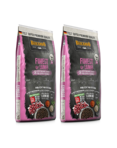 BELCANDO Finest Grain Free hrana uscata cu miel pentru caini, talie XS-M 25 kg (2 x 12.5 kg) BELCANDO Finest Grain Free hrana uscata cu miel pentru caini, talie XS-M 25 kg (2 x 12.5 kg)