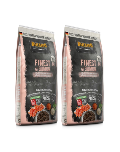 BELCANDO Finest Grain Free Salmon hrana uscata cu somon pentru caini, talie XS-M 25 kg (2 x 12.5 kg) BELCANDO Finest Grain Free Salmon hrana uscata cu somon pentru caini, talie XS-M 25 kg (2 x 12.5 kg)